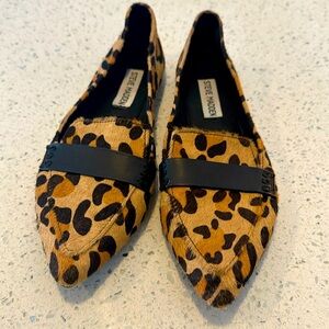Animal print flats